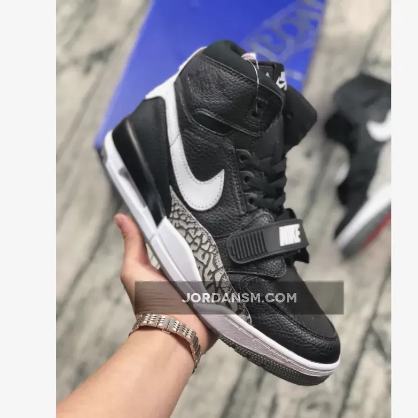 Jordan Legacy 312 'Black Cement' AV3922-001 / jordan legacy 312 black cement