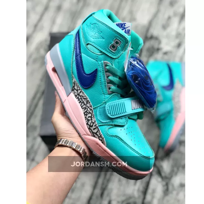 Air Jordan Legacy 312 Hyper Jade/Bright Blue AV3922-348 Restock