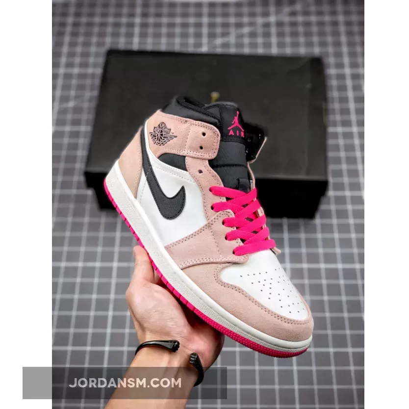 Air Jordan 1 Mid SE Crimson Tint/Hyper Pink
