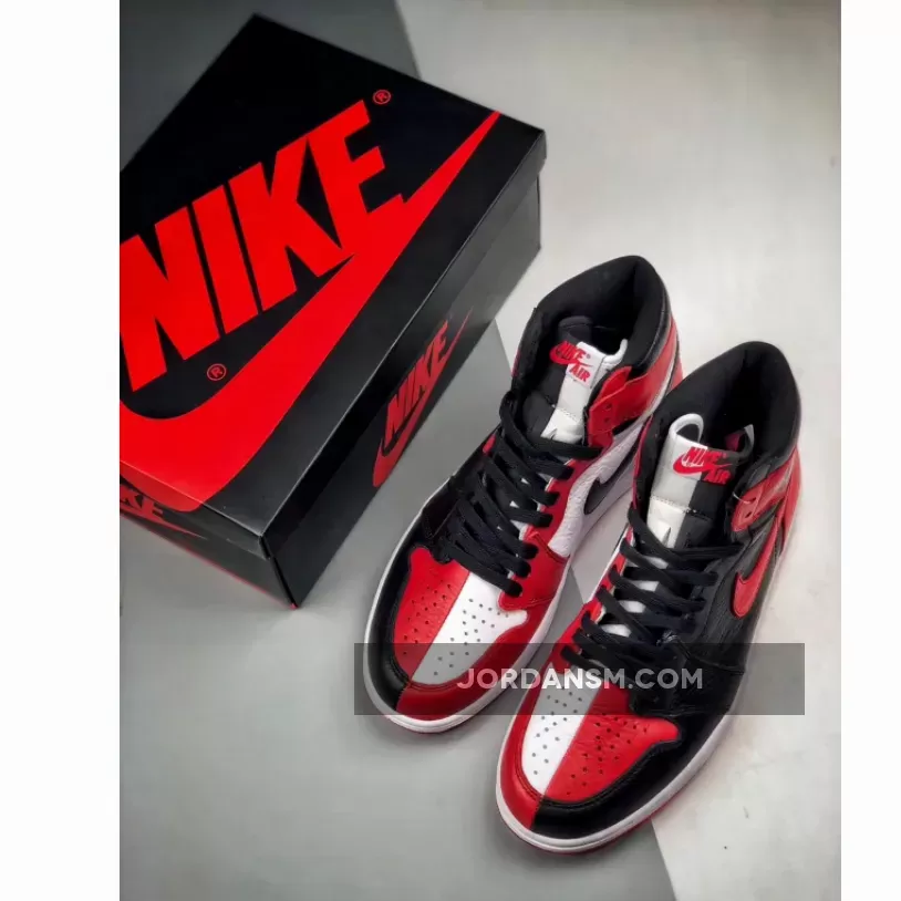 Air Jordan 1 Retro High OG NRG ’H2H‘ Black/White-University Red 861428-061 New Releases