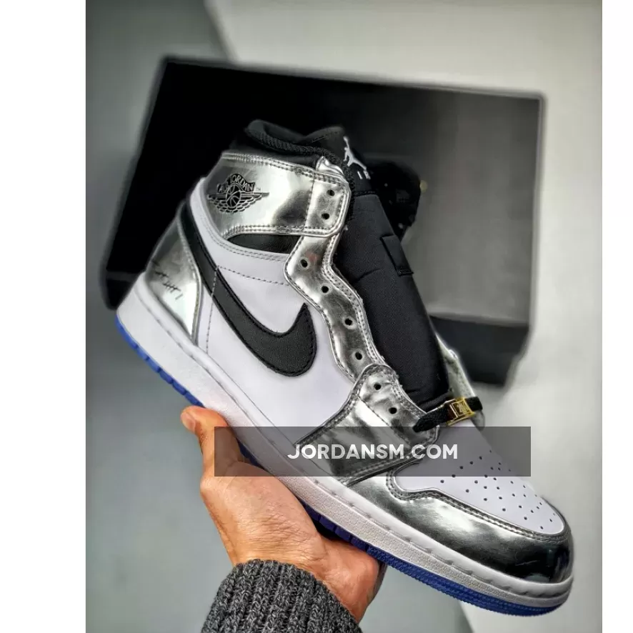 Air Jordan 1 High "Pass The Torch" Chrome/White-Turbo Green-Black