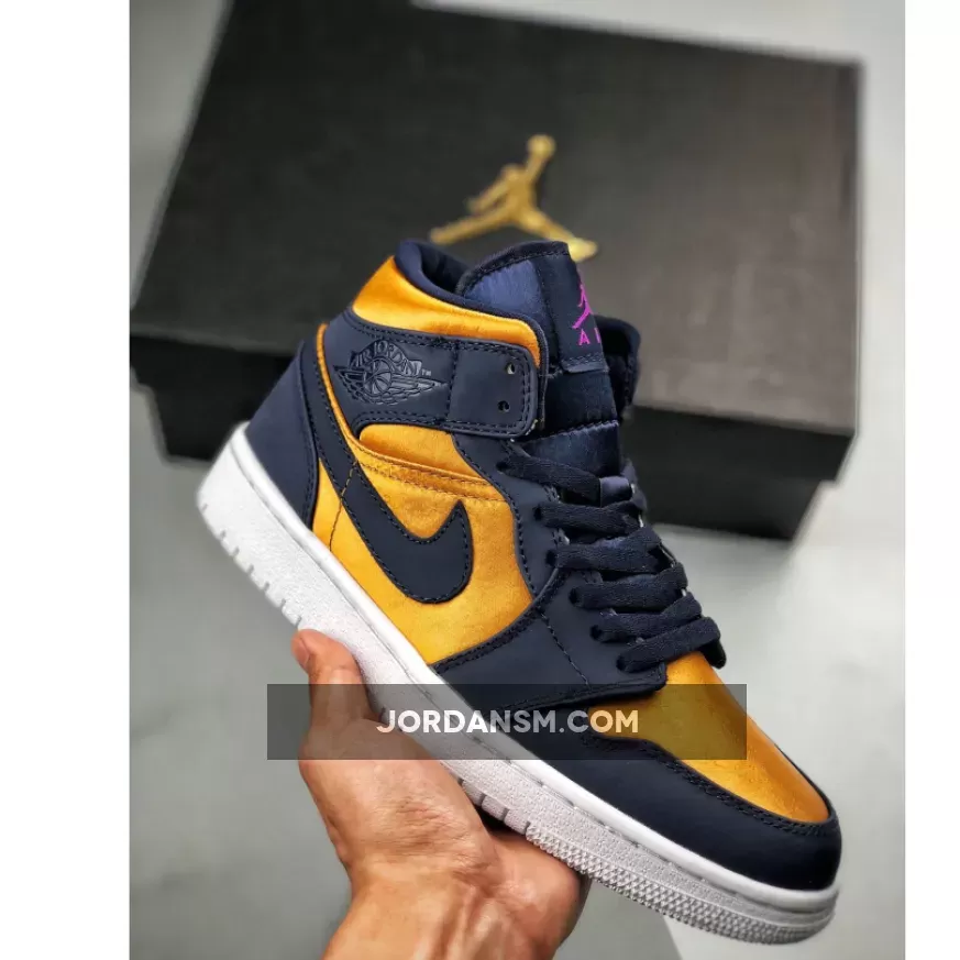 Air Jordan 1 Mid Obsidian Desert Ochre BQ6931-401 New Releases