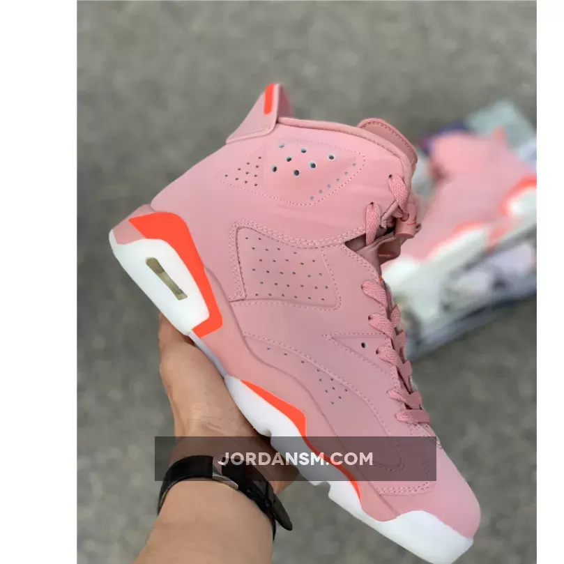 Aleali May X Air Jordan 6 'Millennial Pink' CI0550-600 New Releases