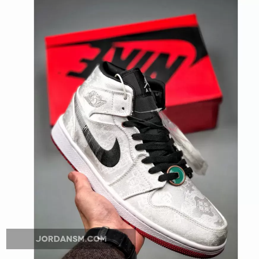 CLOT X Air Jordan 1 Mid 'Fearless' CU2804-100 Online