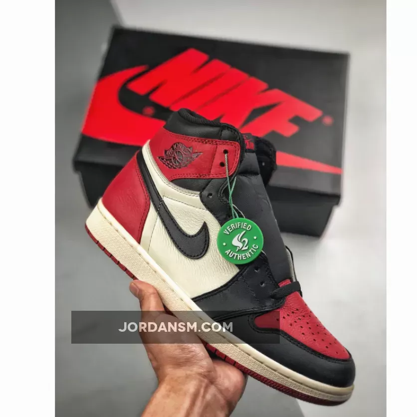 Air Jordan 1 Retro High OG 'Bred Toe' 555088-610 / jordan 610