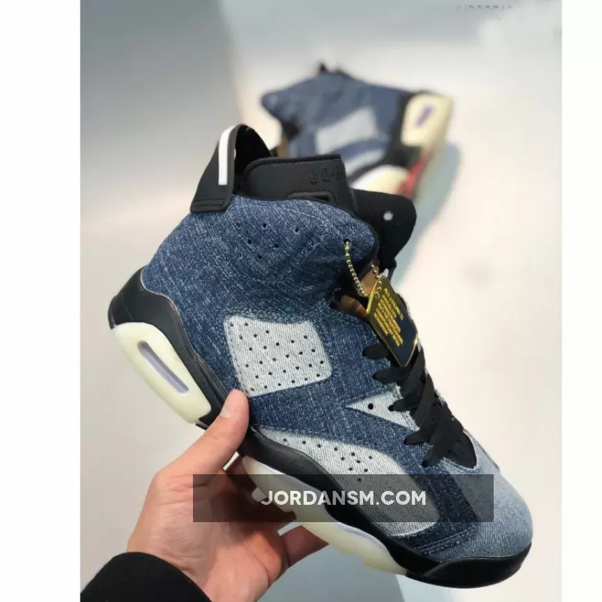 Air Jordan 6 'Washed Denim' CT5350-401 New Releases