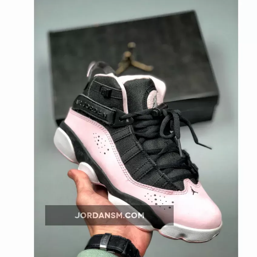 Jordan 6 Rings GS 'Black Pink Foam' 323399-006 Restock