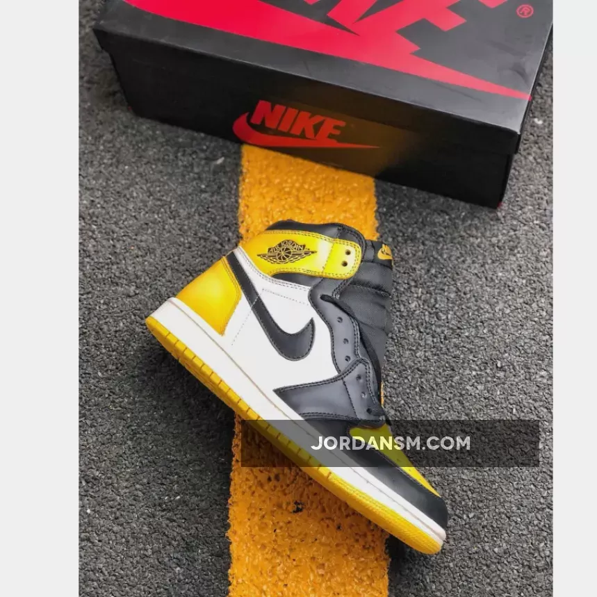 Air Jordan 1 Retro High OG 'Yellow Toe' AR1020-700 Online