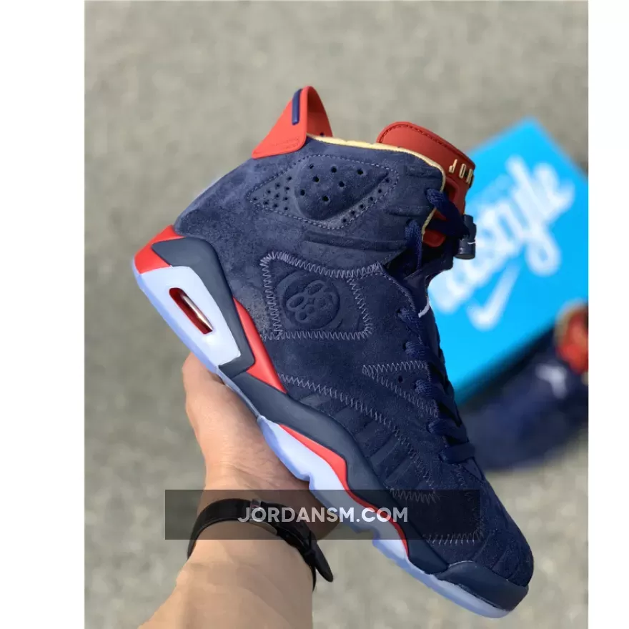 Air Jordan 6 Doernbecher Navy/White-Varsity Red-Metallic Gold CI6293-416 Online