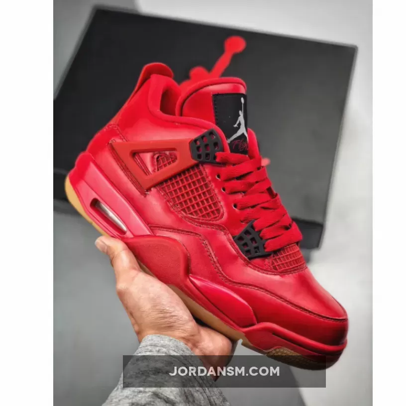 Air Jordan 4 ‘Singles Day’ Fire Red/Summit White-Black AV3914-600 Restock