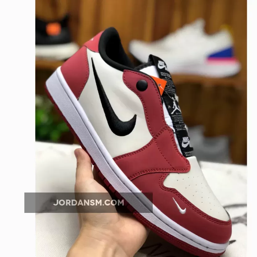 Air Jordan 1 Low Slip WMNS ‘Chicago’ Varsity Red/White-Black BQ8462-601 New Releases