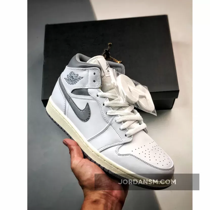 Air Jordan 1 Mid 'Neutral Grey' 554724-135 / jordan 1 mid neutral
