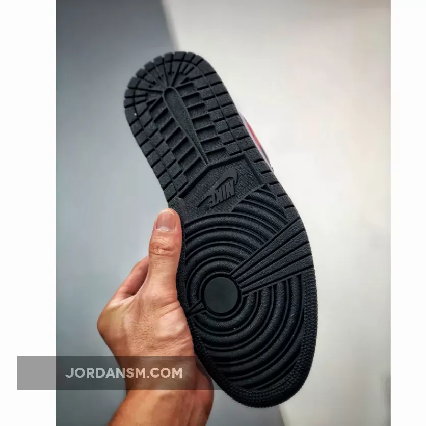 Air Jordan 1 Low White Toe Black/White-Red 553558-063 Online
