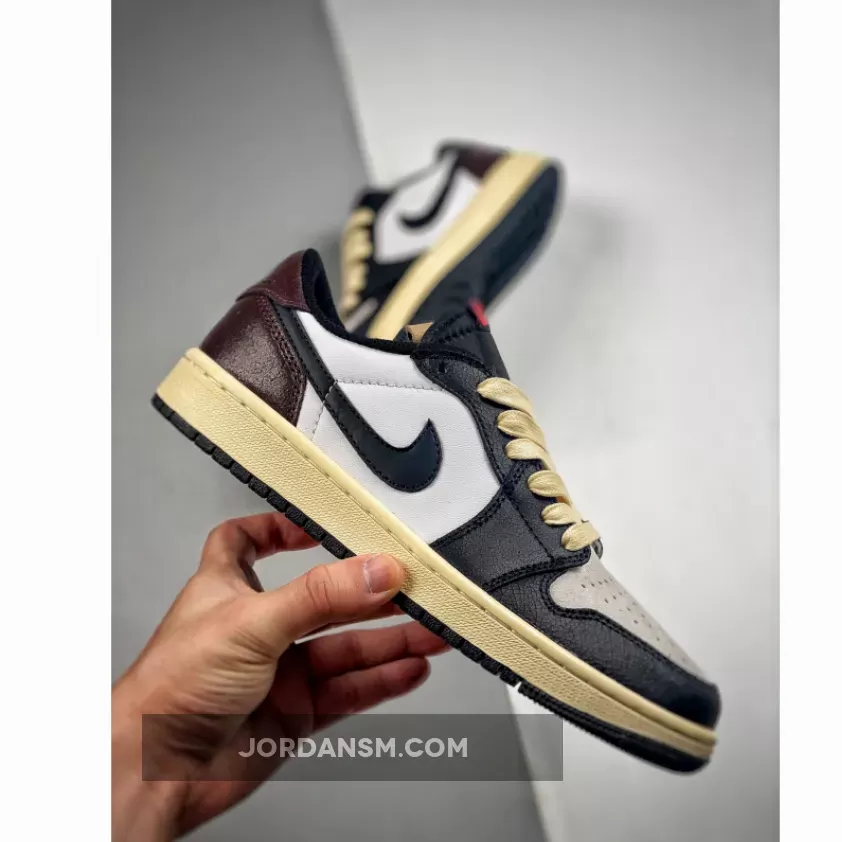 Air Jordan 1 Low OG Black White Chocolate New Releases