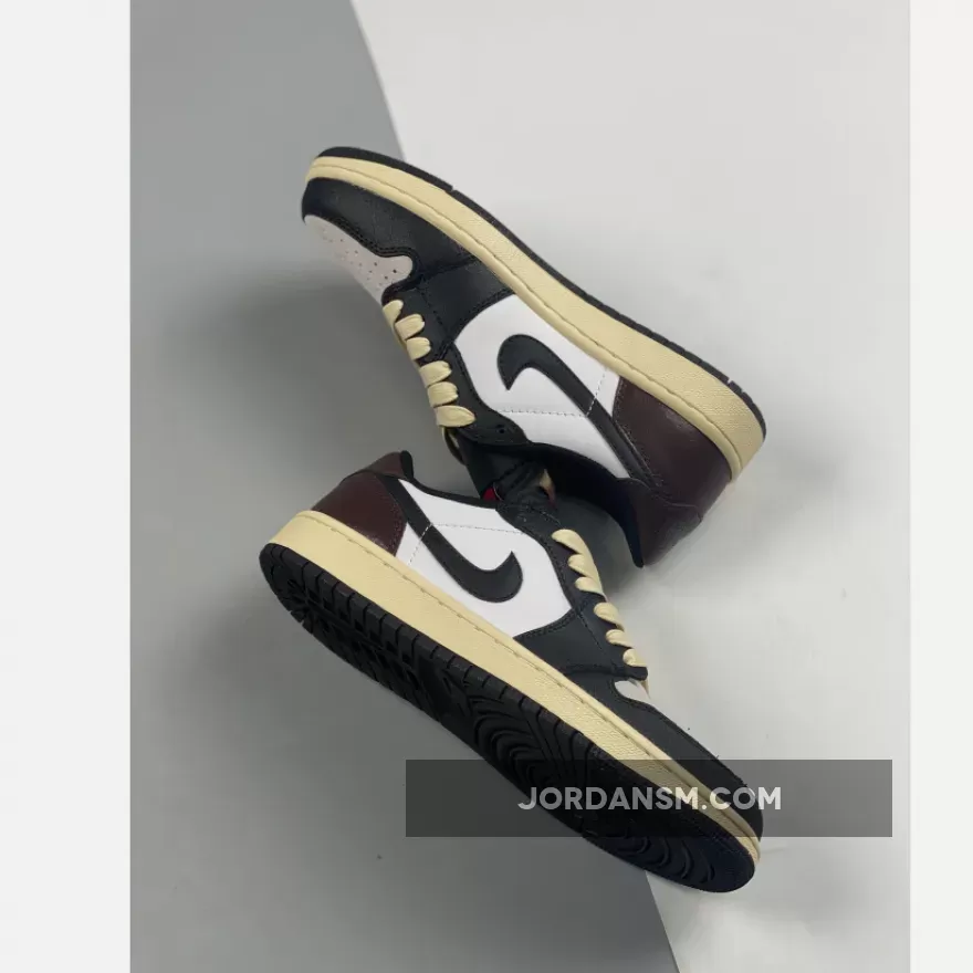 Air Jordan 1 Low OG Black White Chocolate New Releases