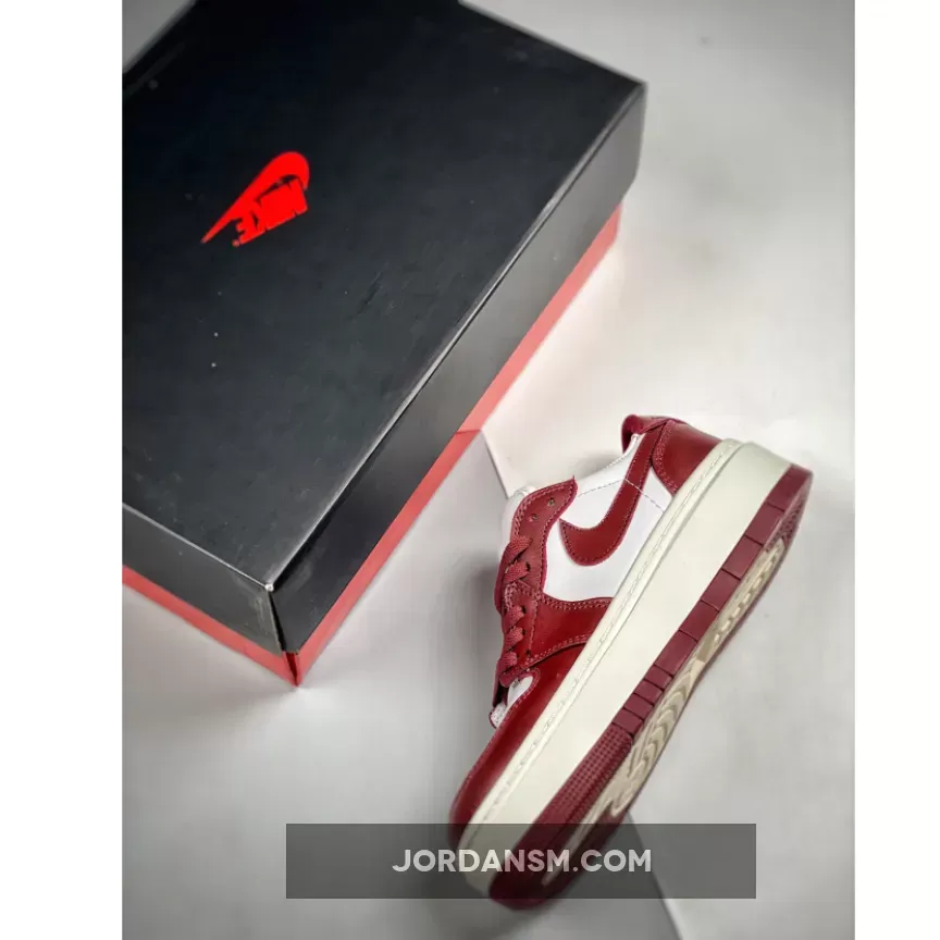 Air Jordan 1 Elevate Low White/Team Red-Sail DH7004-161 Restock