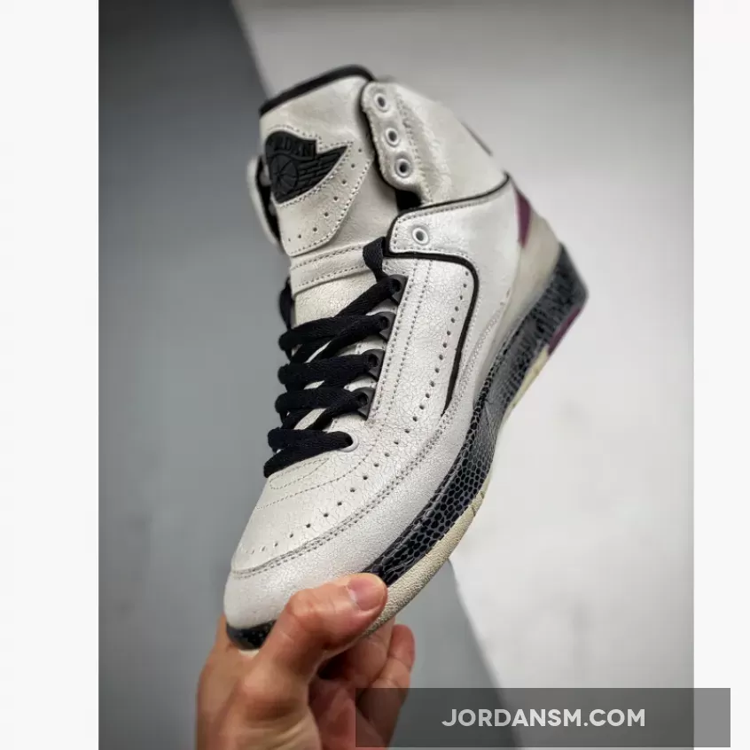 A Ma Maniere X Air Jordan 2 ‘Airness’ Sail/Black-Burgundy Crush DO7216-100 Online