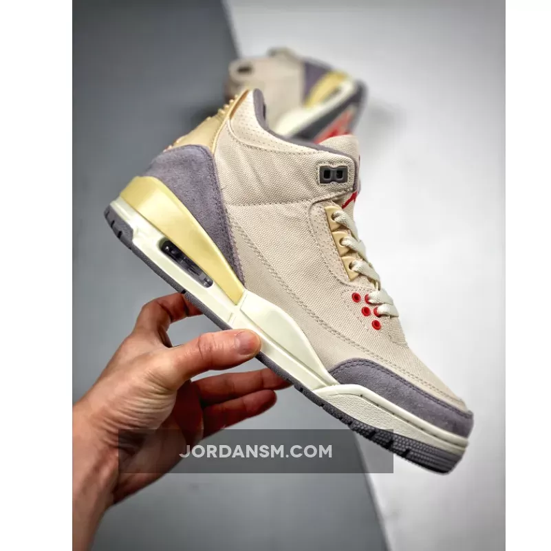 Air Jordan 3 Muslin/University Red-Cement Grey-Sail DH7139-100 Online