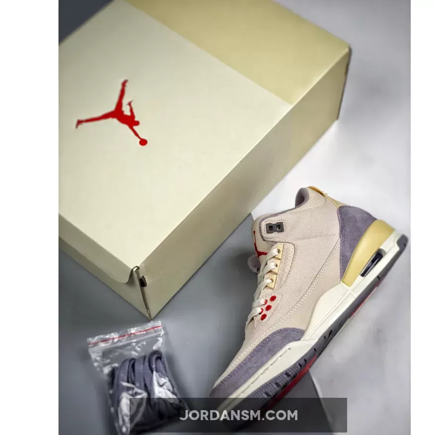 Air Jordan 3 Muslin/University Red-Cement Grey-Sail DH7139-100 Online