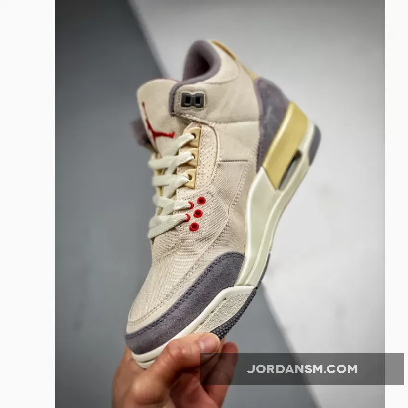 Air Jordan 3 Muslin/University Red-Cement Grey-Sail DH7139-100 Online