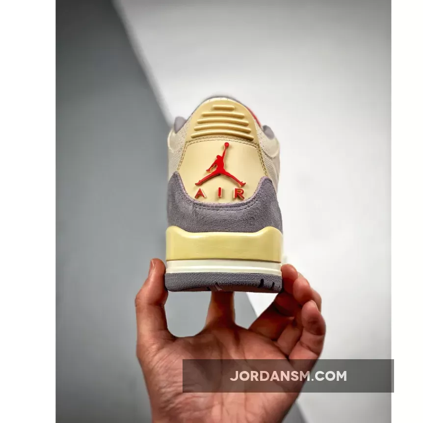 Air Jordan 3 Muslin/University Red-Cement Grey-Sail DH7139-100 Online
