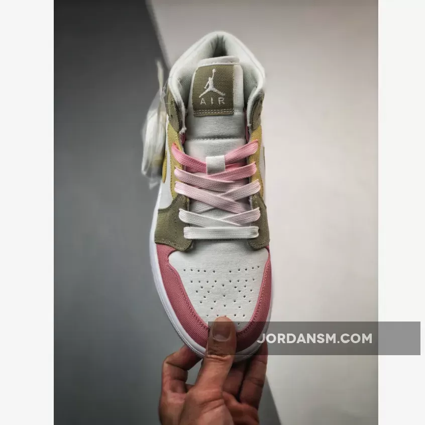 Air Jordan 1 Mid SE Pastel Vivid Green Grind DJ0338-100 New Releases