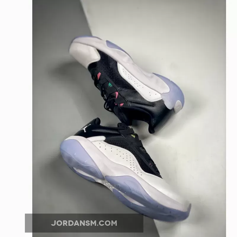 Air Jordan 11 CMFT Low White/Black-Ghost Green-Metallic Silver CW0784-104 New Releases