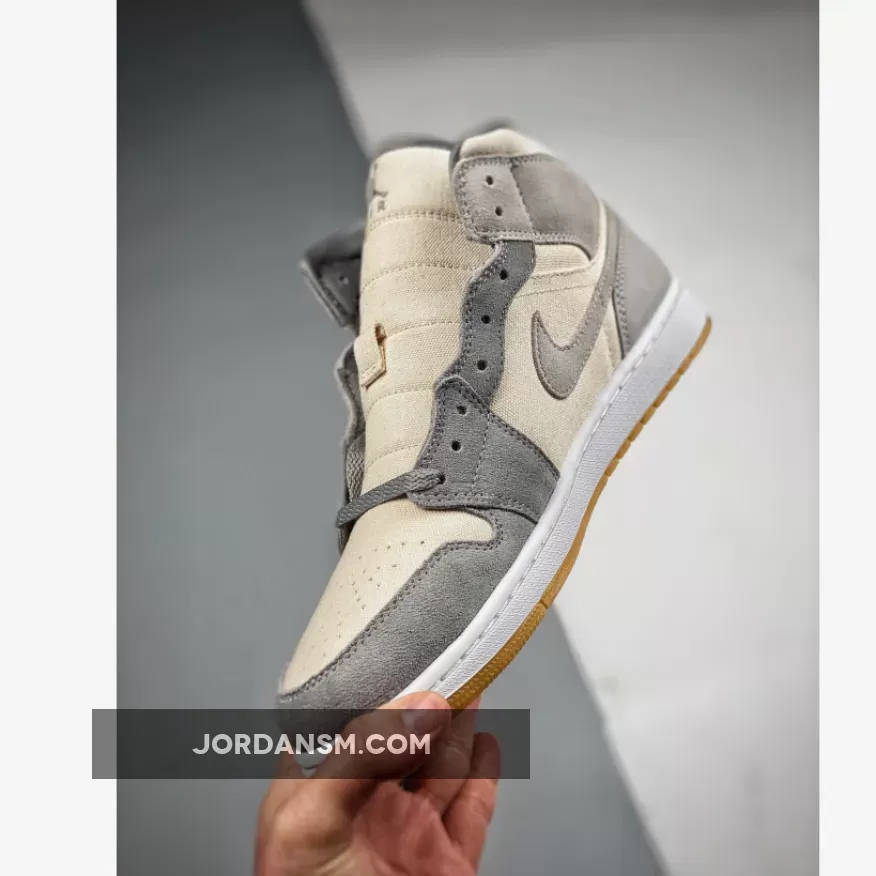 Air Jordan 1 Mid SE Coconut Milk/Particle Grey