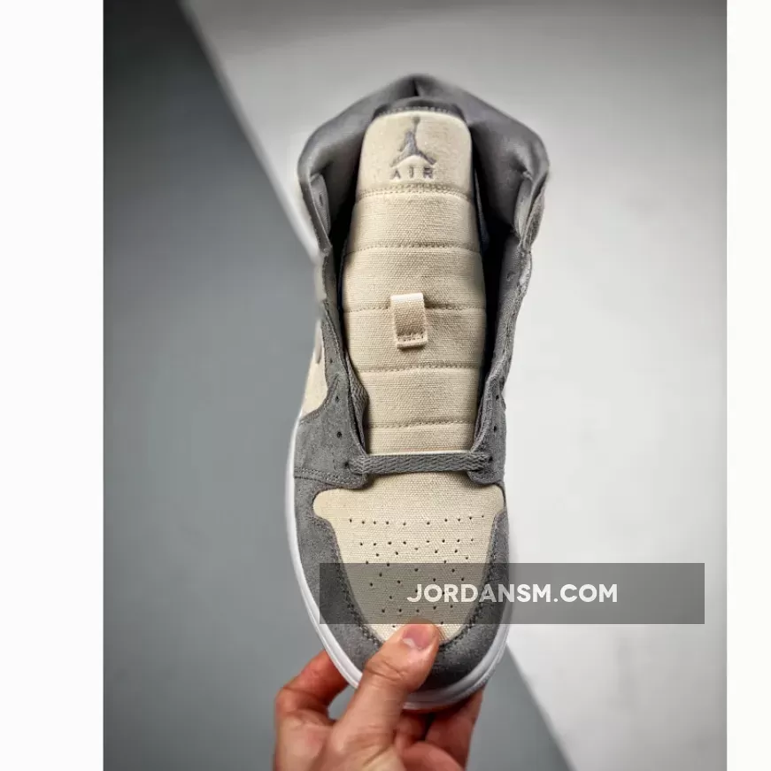 Air Jordan 1 Mid SE Coconut Milk/Particle Grey