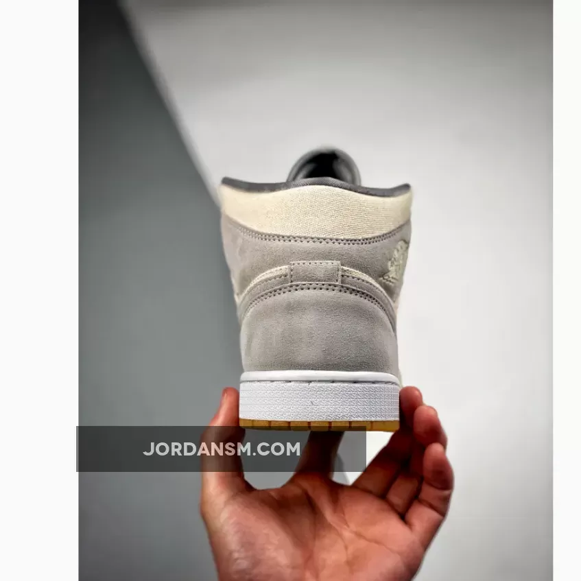 Air Jordan 1 Mid SE Coconut Milk/Particle Grey