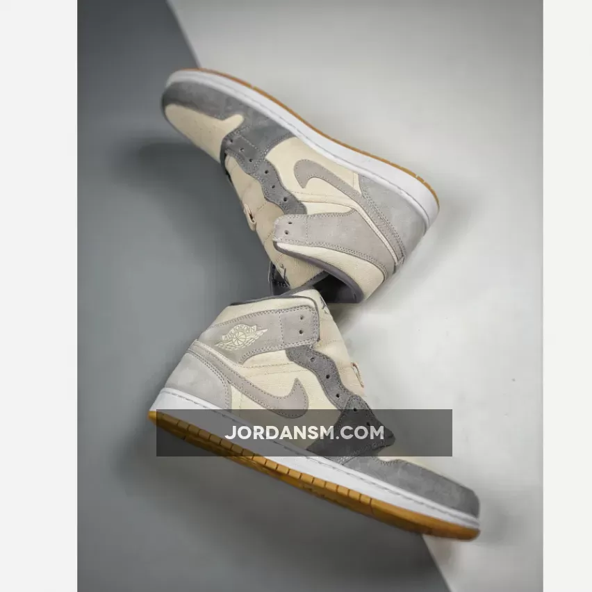 Air Jordan 1 Mid SE Coconut Milk/Particle Grey