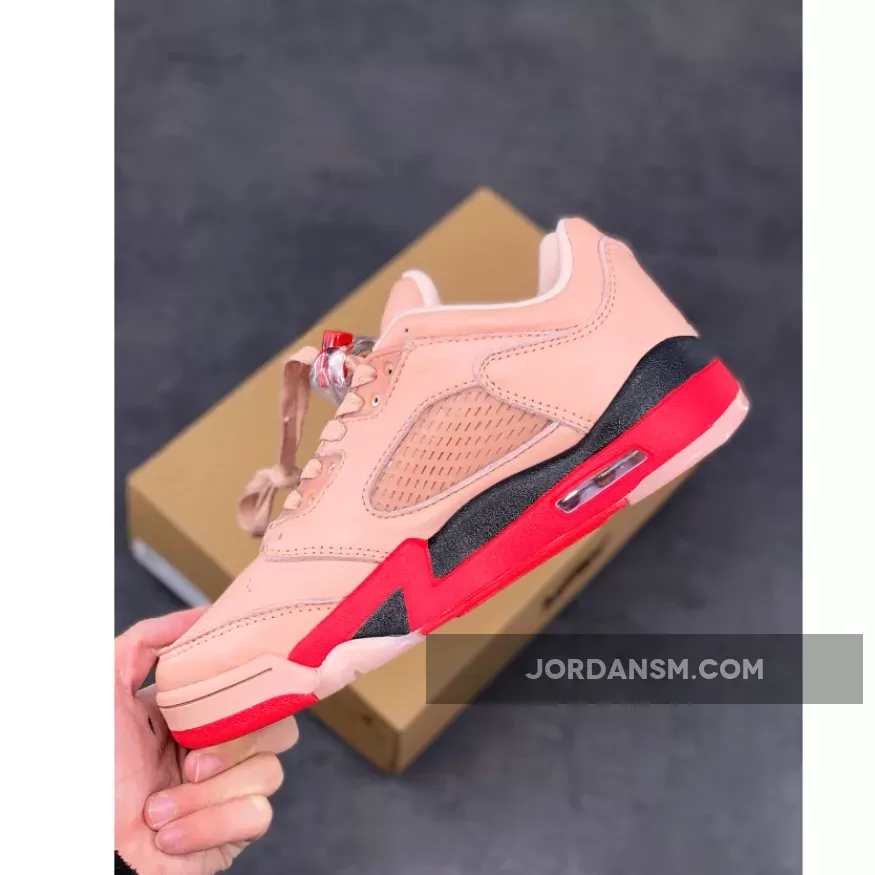 Air Jordan 5 Low Arctic Orange/Siren Red-Black Online