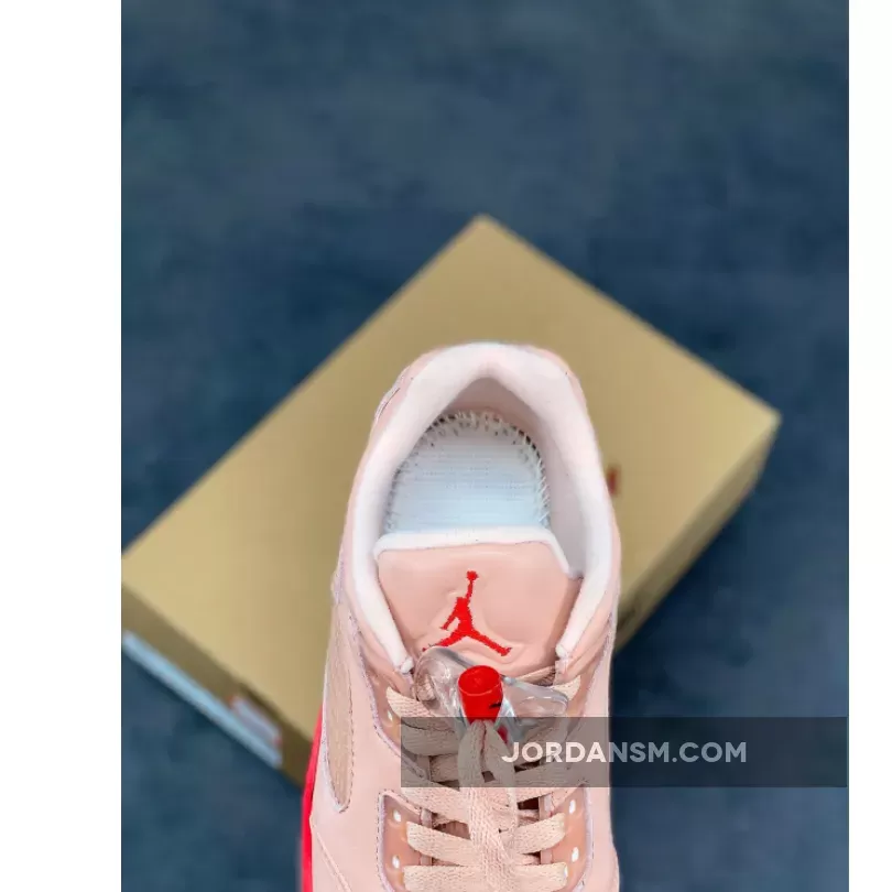 Air Jordan 5 Low Arctic Orange/Siren Red-Black Online