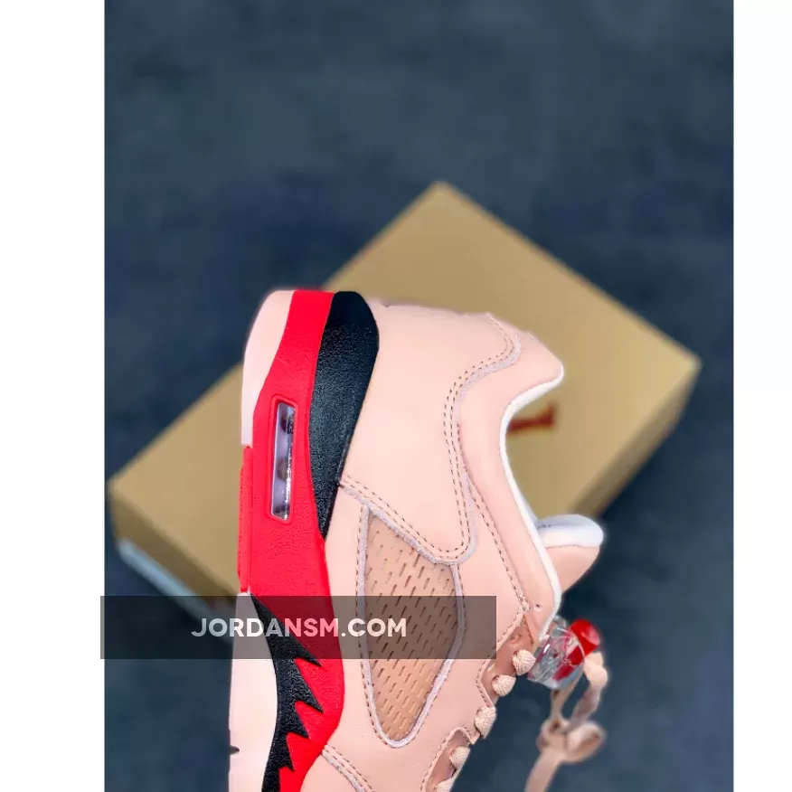 Air Jordan 5 Low Arctic Orange/Siren Red-Black Online