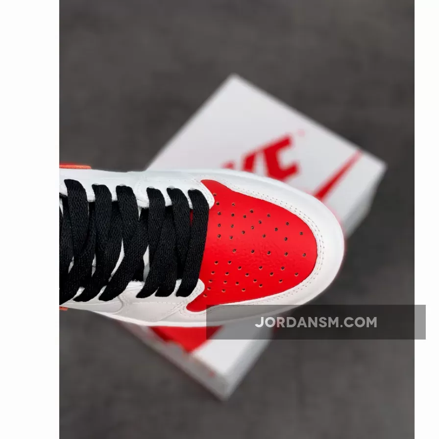 Air Jordan 1 High OG Heritage White/University Red-Black 555088-161 Restock