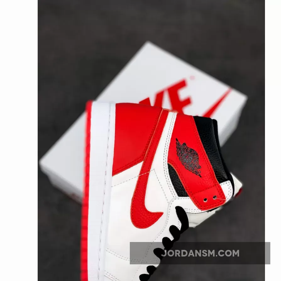 Air Jordan 1 High OG Heritage White/University Red-Black 555088-161 Restock