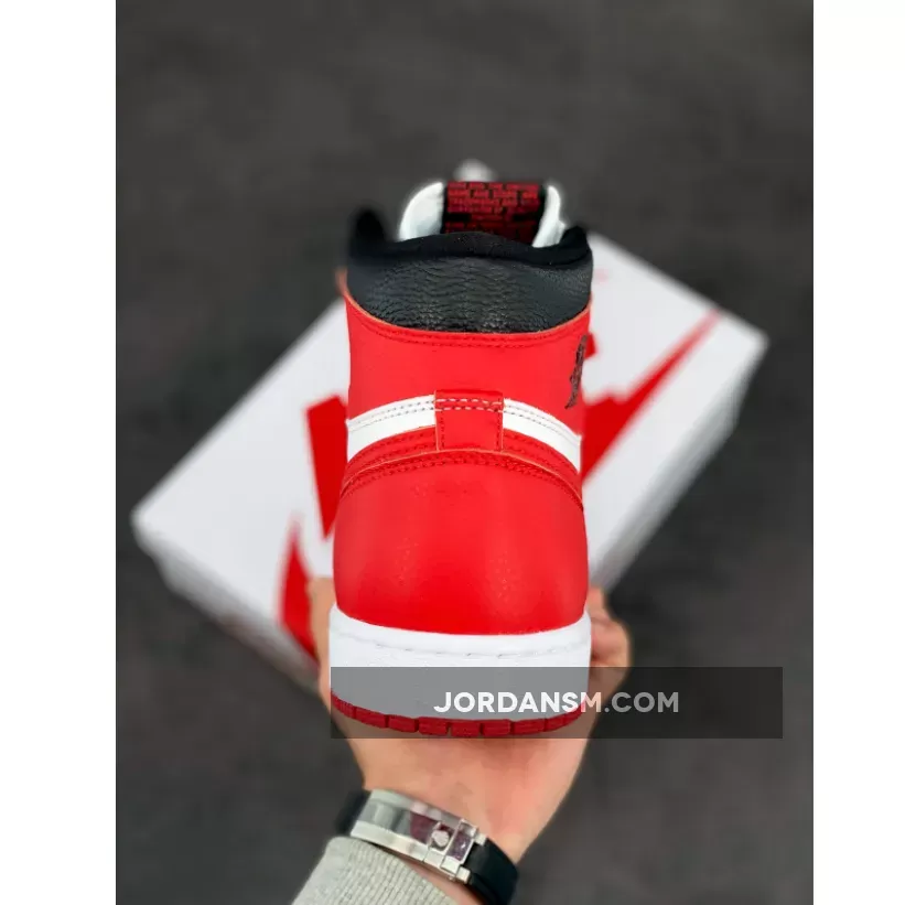 Air Jordan 1 High OG Heritage White/University Red-Black 555088-161 Restock