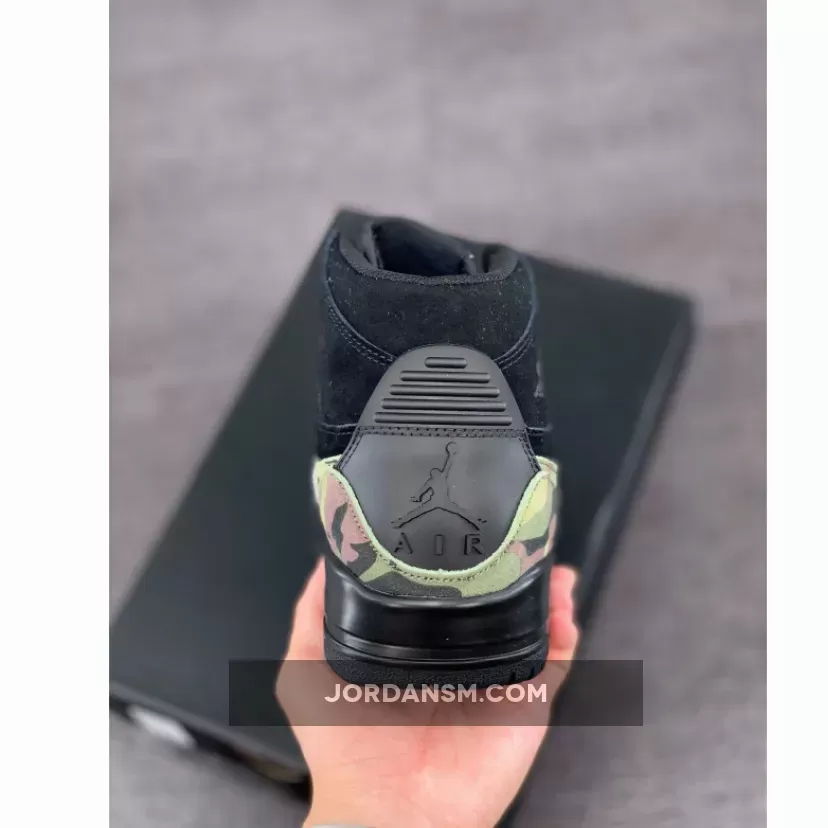 Jordan Legacy 312 Black/Camo Green-Black Restock