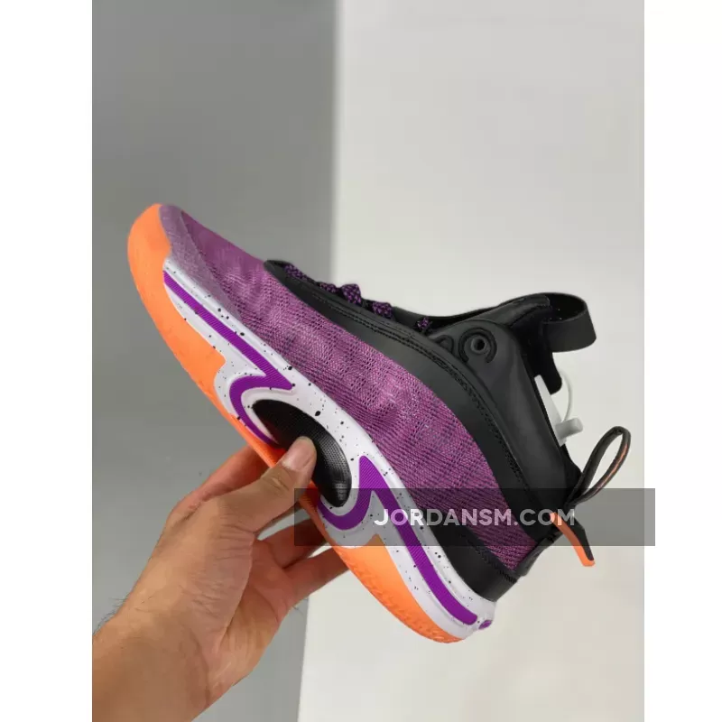 Air Jordan 36 'First Light' Black/White-Bright Mango-Hyper Violet / jordan 36 purple
