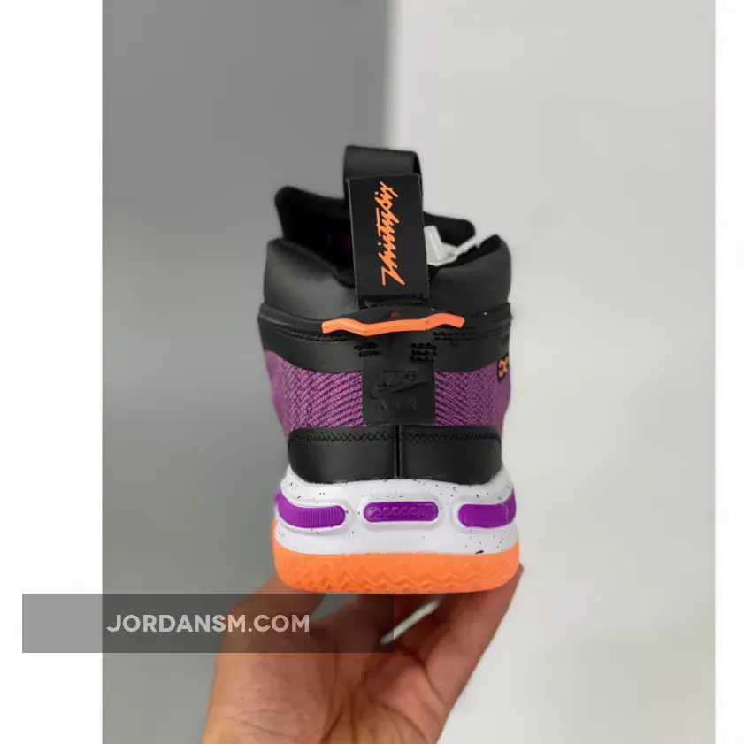 Air Jordan 36 'First Light' Black/White-Bright Mango-Hyper Violet / jordan 36 purple