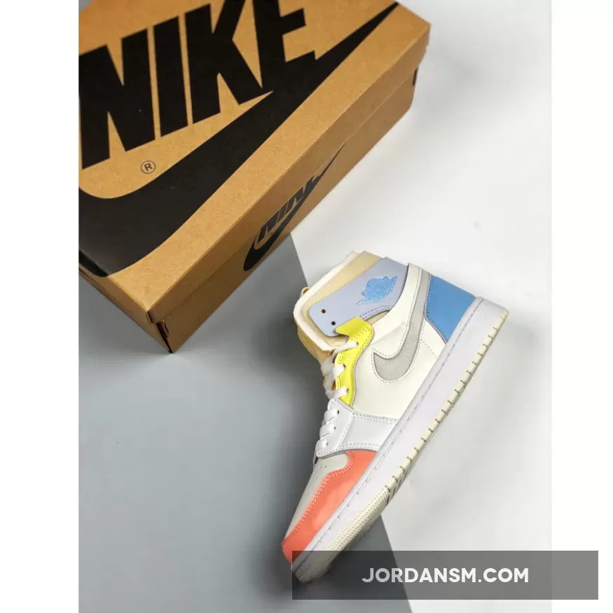 Air Jordan 1 Zoom CMFT 'To My First Coach' Sail/White-Zitron DJ6910-100 Online
