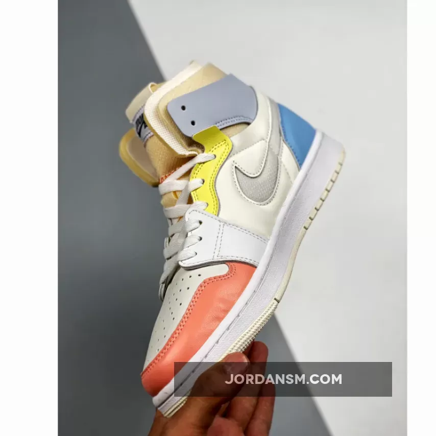 Air Jordan 1 Zoom CMFT 'To My First Coach' Sail/White-Zitron DJ6910-100 Online