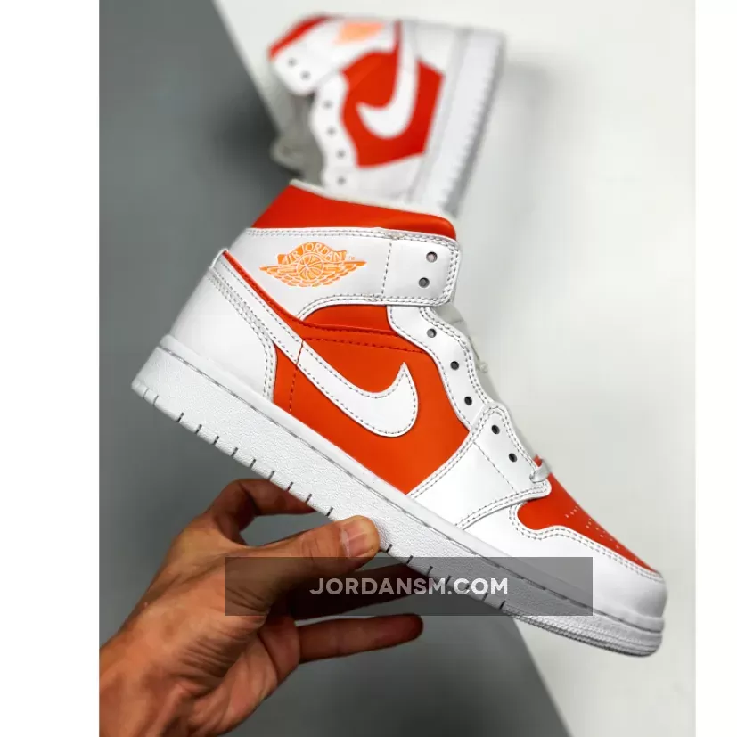 Air Jordan 1 Mid SE GS Bright Citrus/White CZ0774-800 Restock