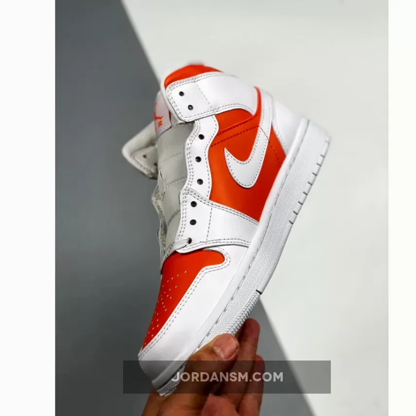 Air Jordan 1 Mid SE GS Bright Citrus/White CZ0774-800 Restock