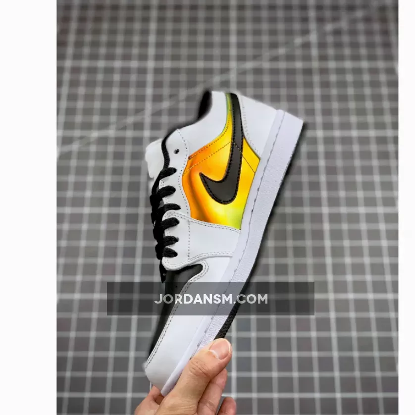 Air Jordan 1 Low White/Black-Metallic Gold CV9844-109 Online