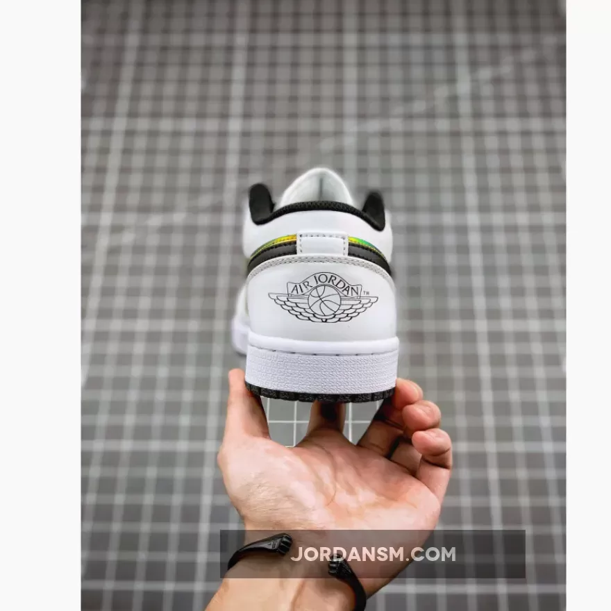Air Jordan 1 Low White/Black-Metallic Gold CV9844-109 Online