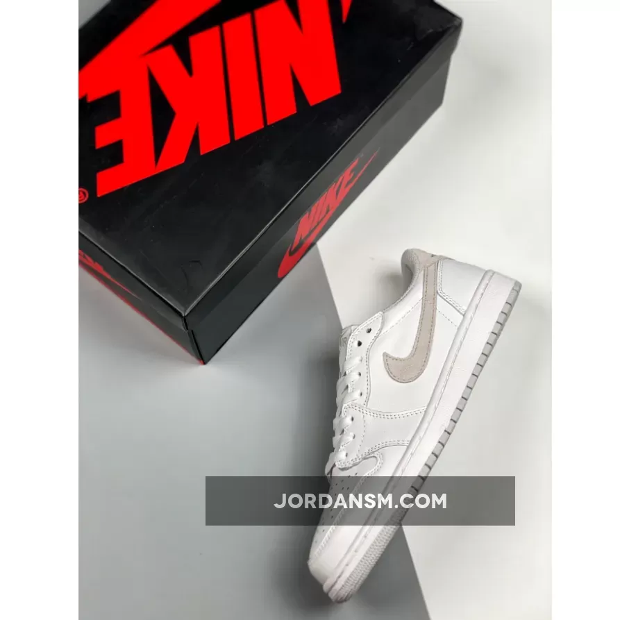 Air Jordan 1 Low OG White/Neutral Grey CZ0775-100 Online