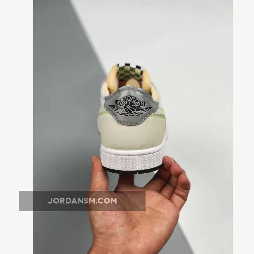 Air Jordan 1 Low OG White/Ghost Green-Black DM7837-103