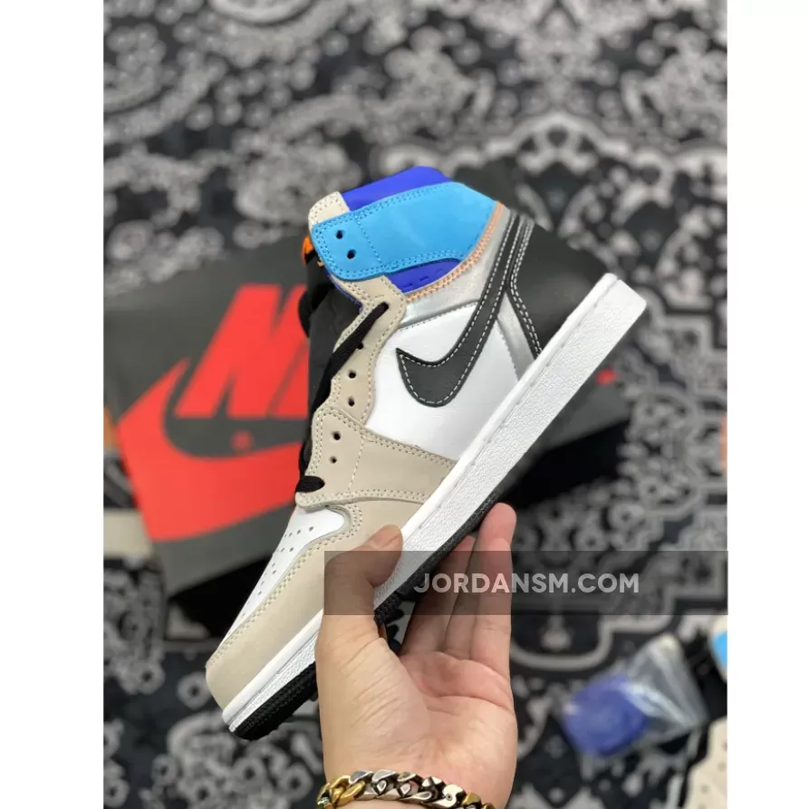 Air Jordan 1 Retro High OG ‘Prototype’ White/Total Orange-Multi-Color DC6515-100 Online