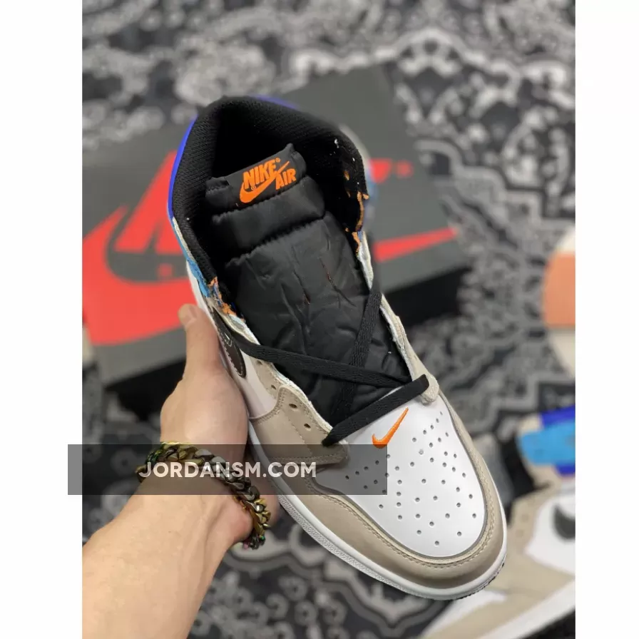 Air Jordan 1 Retro High OG ‘Prototype’ White/Total Orange-Multi-Color DC6515-100 Online